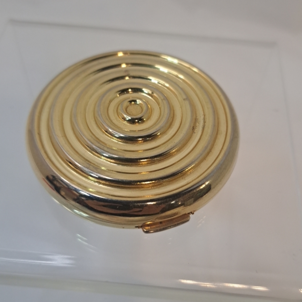 Estee Lauder Compact Swirl of Gold Lucidity Med 2  Pressed Powder-No SPONGE VTG
